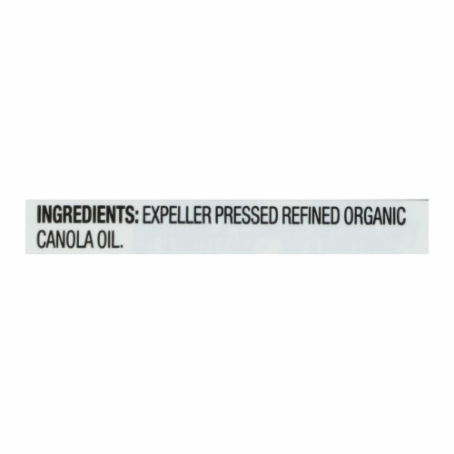 Spectrum Naturals Organic Refined Canola Oil - Case of 12 - 32 Fl oz. Perspective: back