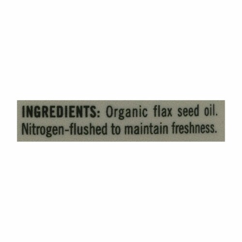 Flora - Flax Oil - 1 Each -8.5 oz. Perspective: back