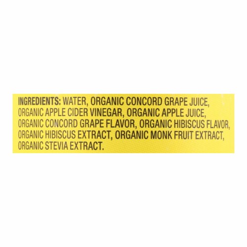 Bragg - Apple Cider Vinegar Grp Hibiscus Refresh - Case of 12-16 oz. Perspective: back