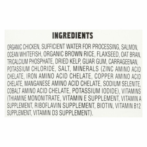 Newman's Own Organics Organic Dog Food Can - Chicken - Case of 12 - 12.7 oz. Perspective: back