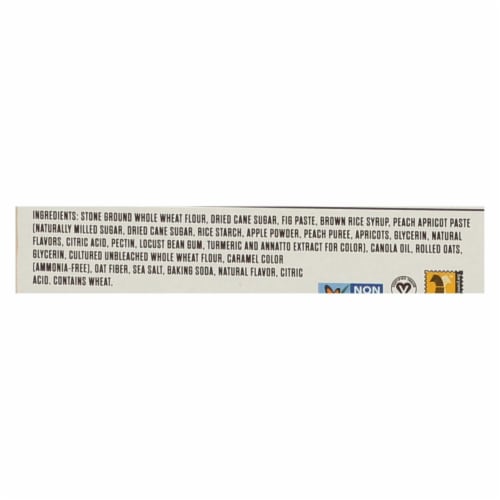 Nature's Bakery Stone Ground Whole Wheat Fig Bar - Peach Apricot - 2 oz - Case of 12 Perspective: back