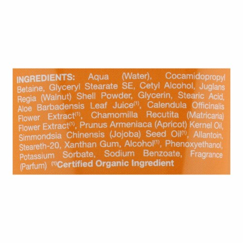 Jason Facial Wash and Scrub Apricot Scrubble - 4 fl oz. Perspective: back