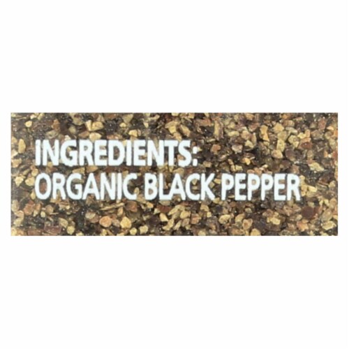 Simply Organic Black Pepper - Organic - Medium Grind - 2.31 oz Perspective: back