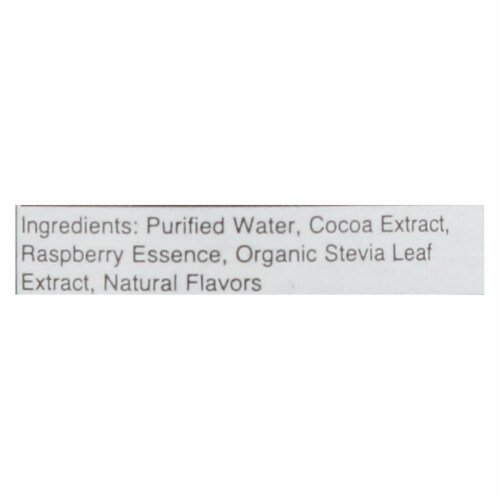 Sweet Leaf Liquid Stevia Chocolate Raspberry - 2 fl oz. Perspective: back