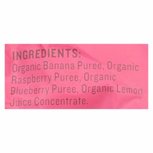 Peter Rabbit Organics Fruit Snacks - Raspberry Banana and Blueberry - Case of 10 - 4 oz. Perspective: back