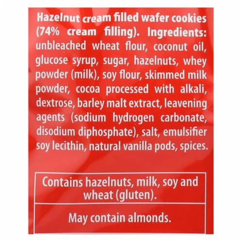 Loacker Quadratini Wafer Cookies  - Case of 6 - 8.82 oz. Perspective: back