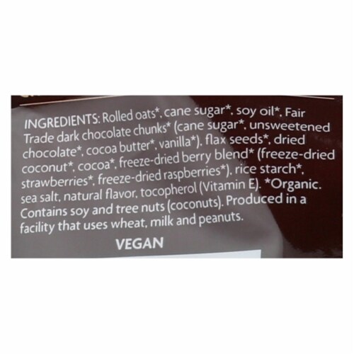 Nature's Path Love Crunch - Ark Chocolate and Red Berries - Case of 6 - 11.5 oz. Perspective: back
