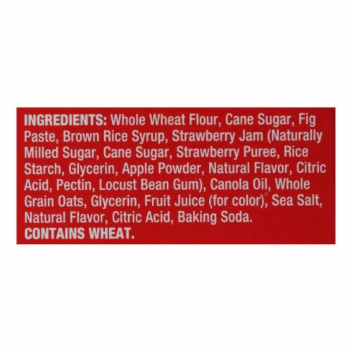 Nature's Bakery Stone Ground Whole Wheat Fig Bar - Strawberry - Case of 6 - 2 oz. Perspective: back