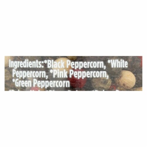 Spicely Organics - Organic Peppercorn - Melange - Case of 3 - 1.6 oz. Perspective: back