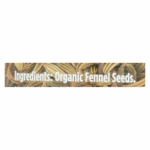 Spicely Organics - Organic Fennel - Seeds - Case of 3 - 1.1 oz. Perspective: back