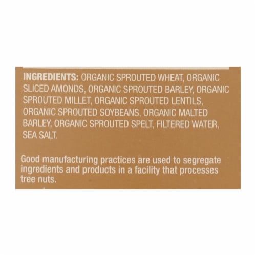 Cereal - Organic - Ezekiel 4-9 - Sprouted Whole Grain - Almond - 16 oz - case of 6 Perspective: back