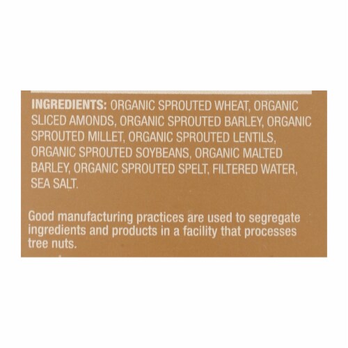 Cereal - Organic - Ezekiel 4-9 - Sprouted Whole Grain - Almond - 16 oz - case of 6 Perspective: back