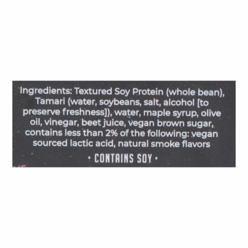 Louisville Vegan Jerky Jerky - Vegan - Maple Bacon - Case of 10 - 3 oz. Perspective: back