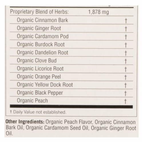 Yogi Detox - Peach - Case of 6 - 16 Bags Perspective: back