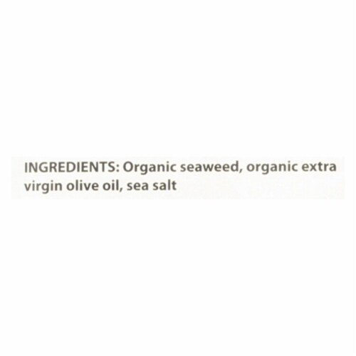 Seasnax Organic Premium Roasted Seaweed Snack - Original - Case of 4 - 2.16 oz. Perspective: back
