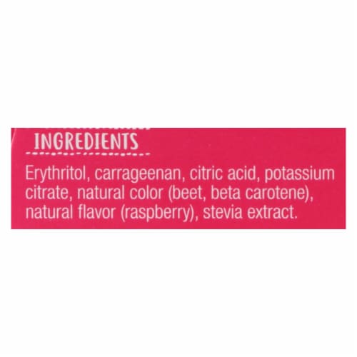 Simply Delish Jel Dessert - Raspberry - Case of 6 - .7 oz. Perspective: back