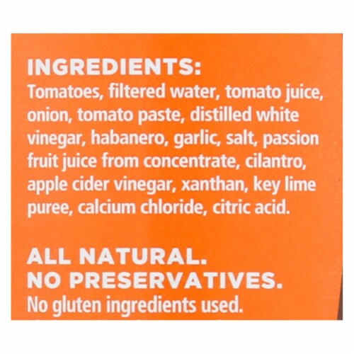 Frontera Foods Habanero Lime Salsa - Salsa - Case of 6 - 16 oz. Perspective: back