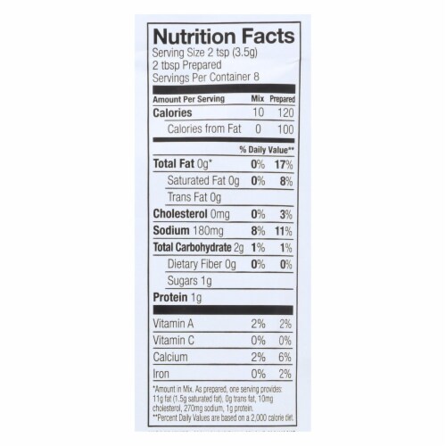 Simply Organic Ranch Salad Dressing Mix - Case of 12 - 1 oz. Perspective: back