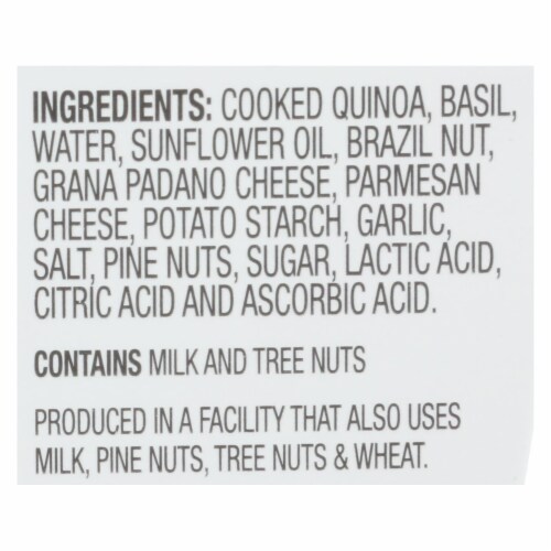 Cucina and Amore - Quinoa Meals - Basil Pesto - Case of 6 - 7.9 oz. Perspective: back
