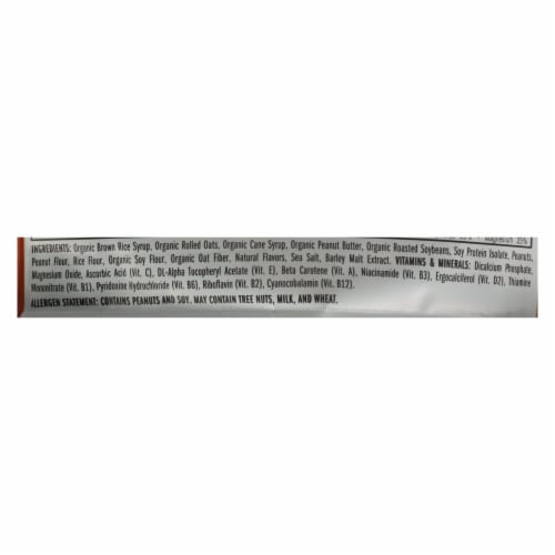 Clif Bar - Organic Crunch Peanut Butter - Case of 12 - 2.4 oz. Perspective: back