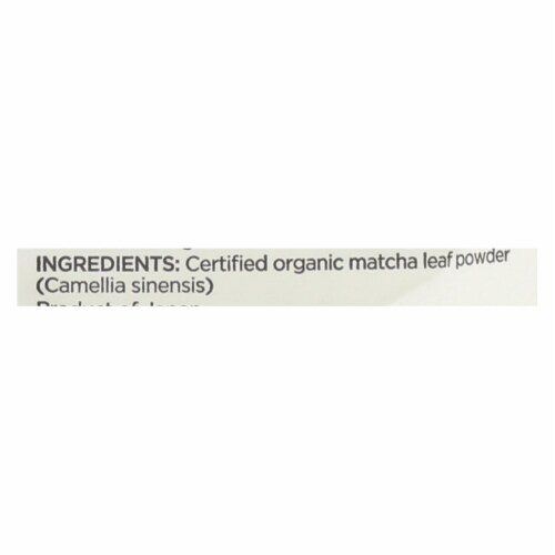 Navitas Organics Organic Matcha Powder - Case of 6 - 3 oz. Perspective: back