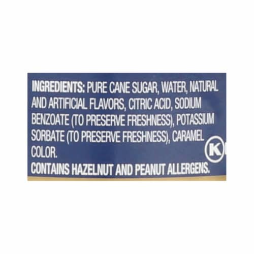 Torani - Coffee Syrup - Hazelnut - Case of 4 - 12.7 fl oz. Perspective: back