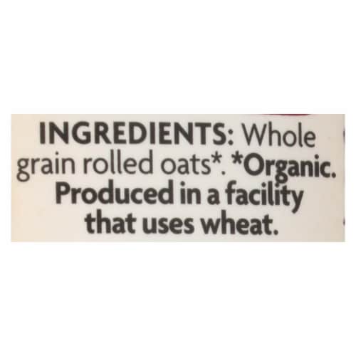 Nature's Path Oats - Old Fashioned - Case of 6 - 18 oz. Perspective: back