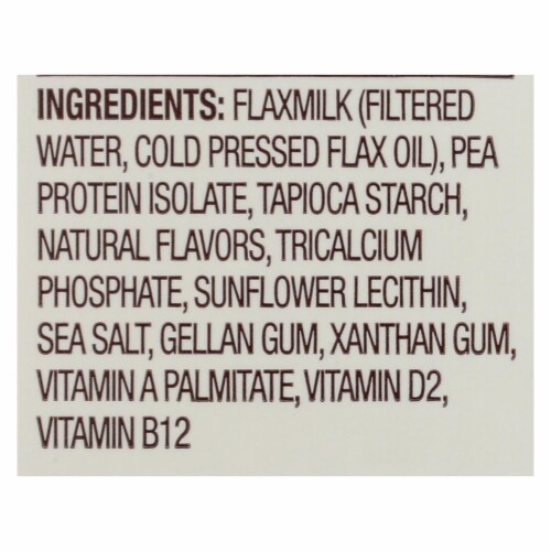 Good Karma Flax Milk - Protein - Vanilla - Case of 6 - 32 fl oz. Perspective: back