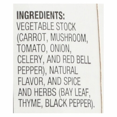 Kitchen Basics Vegetable Stock - Case of 12 - 8.25 Fl oz. Perspective: back