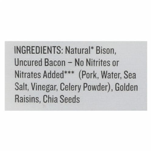 Epic - Jerky Bites - Bison Meat - Case of 8 - 2.5 oz. Perspective: back