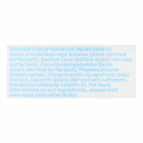 ECOS Hand Soap - Free And Clear - Case of 6 - 17 fl oz. Perspective: back