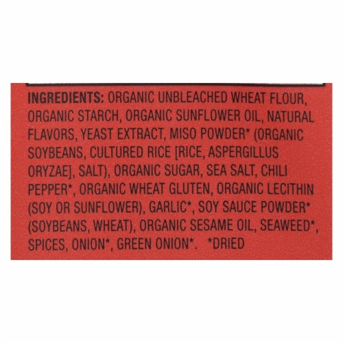 Mike's Mighty Good Vegetarian Kimchi Ramen Soup - Case of 7 - 2.3 oz. Perspective: back