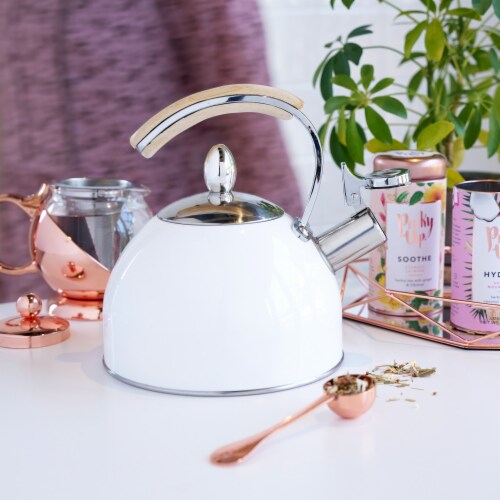 Presley™ Gold Tea Kettle by Pinky Up® Perspective: back