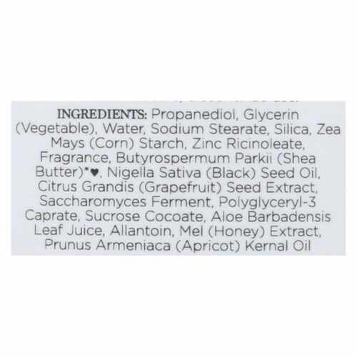 Nubian Heritage Deodorant - All Natural - 24 Hour - Honey and Black Seed - 2.25 oz - 1 each Perspective: back