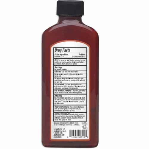 J.R. Waktins Natural Pain Relieving Liniment - 11 oz Perspective: back