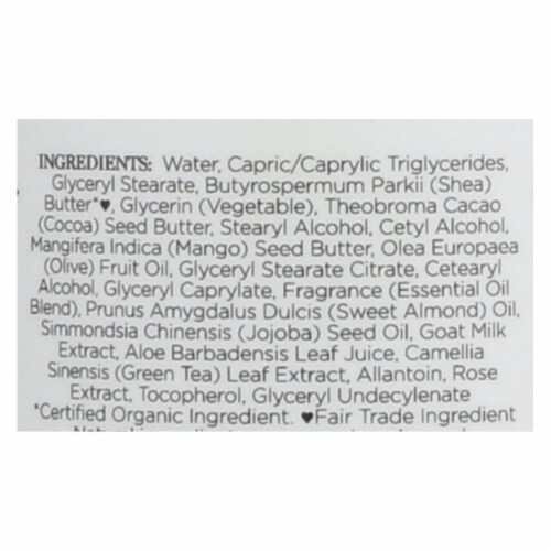 Nubian Heritage Lotion - Goats Milk and Chai - 13 fl oz. Perspective: back