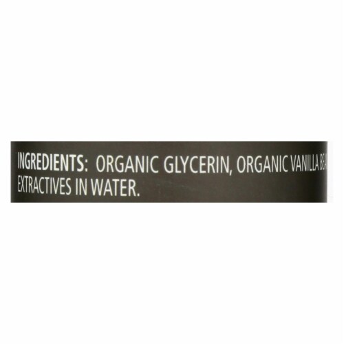 Frontier Herb Vanilla Flavoring - Organic - 2 oz. Perspective: back