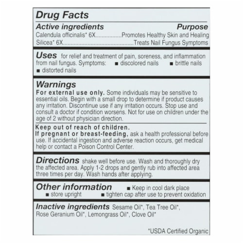 Forces Of Nature Nail Fungus Control - 1 Each - 5 ML Perspective: back