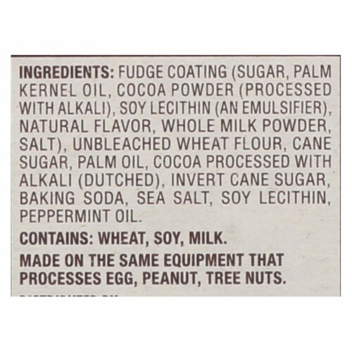 Back To Nature Cookies - Fudge Mint - Case of 6 - 6.4 oz. Perspective: back