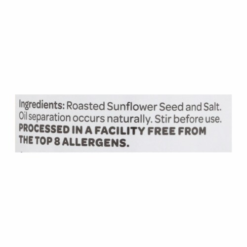 Sunbutter Sunflower Butter - No Sugar Added - Case of 6 - 16 oz. Perspective: back