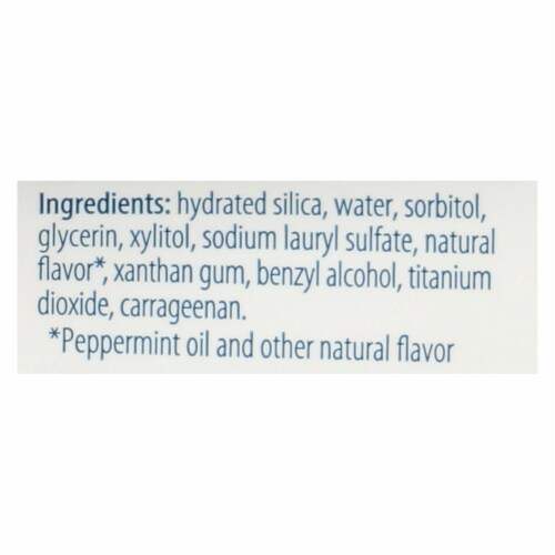 Tom's of Maine Travel Natural Toothpaste - Fresh Mint Fluoride-Free - Case of 24 - 3 oz. Perspective: back