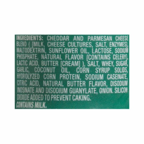 Kernel Seasons Popcorn Seasoning - Parmesan Garlic - Case of 6 - 2.85 oz. Perspective: back