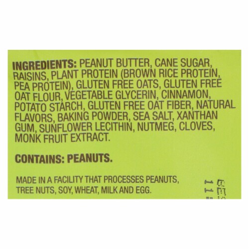 Munk Pack - Protein Cookie - Oatmeal Raisin Spice - Case of 6 - 2.96 oz. Perspective: back