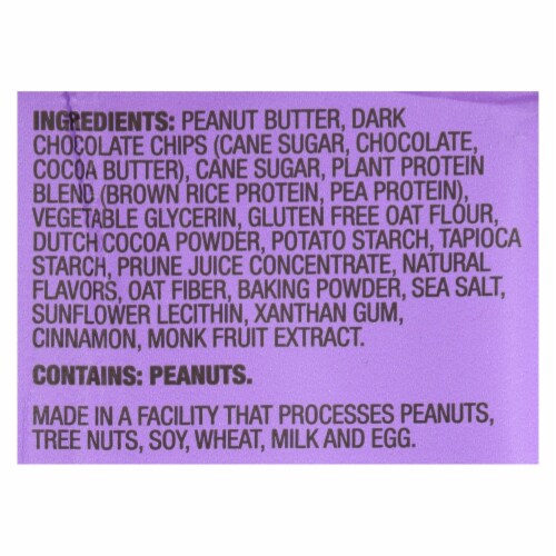 Munk Pack - Protein Cookie - Double Dark Chocolate - Case of 6 - 2.96 oz. Perspective: back