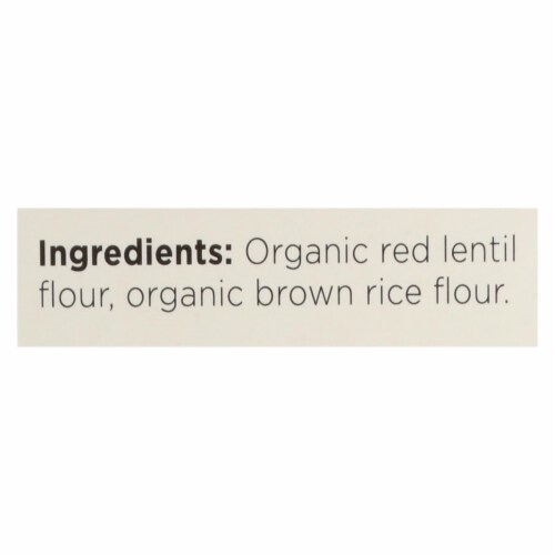 Explore Cuisine Organic Red Lentil Penne - Penne - Case of 6 - 8 oz. Perspective: back