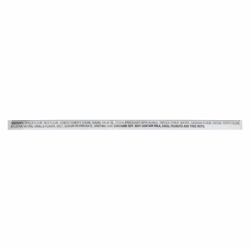 Glutino Vanilla Creme Cookies - Case of 12 - 10.5 oz. Perspective: back