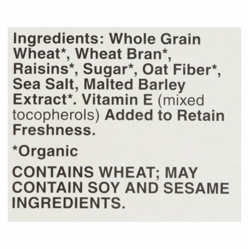 Cascadian Farm Organic Cereal - Raisin Bran - Case of 10 - 12 oz. Perspective: back