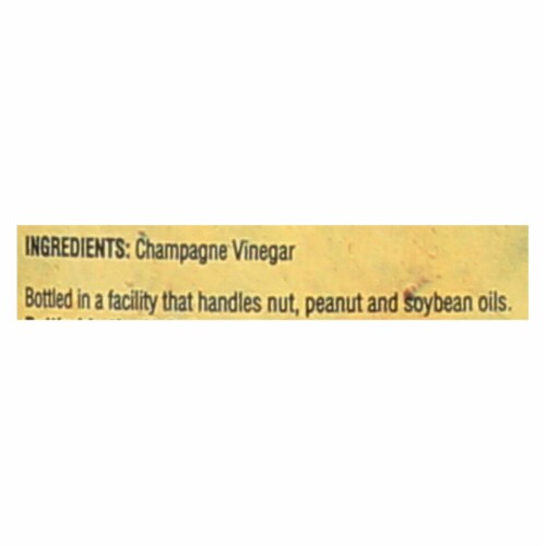 Napa Valley Naturals Champagne Reserve Wine Vinegar - Vinegar - Case of 12 - 12.7 Fl oz. Perspective: back
