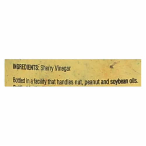 Napa Valley Naturals 15 Year Sherry - Vinegar - Case of 12 - 12.7 Fl oz. Perspective: back