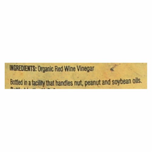 Napa Valley Naturals Organic Red Wine - Vinegar - Case of 12 - 12.7 Fl oz. Perspective: back